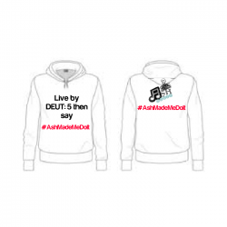 (1 to 10 units) Personalised #Ashmademedoit Hoodie (Adults & Kiddies)